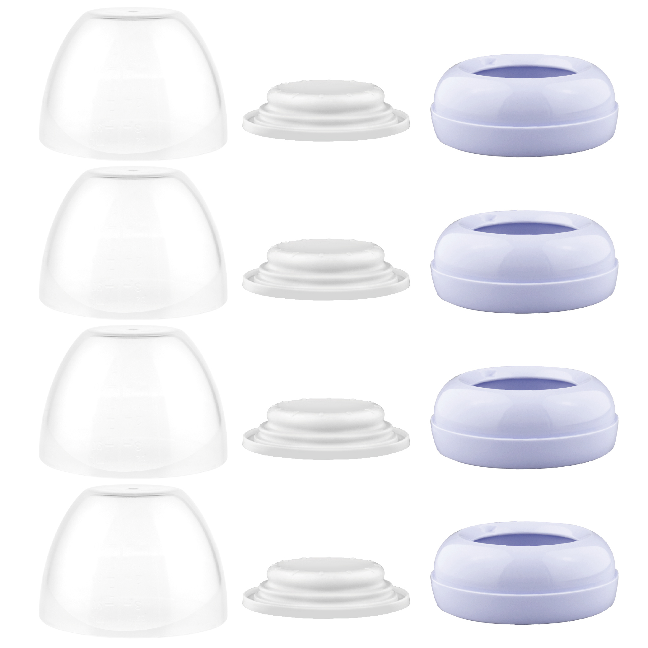 (image for) Maymom Replacement Silicone Diaphragms Copmpatible with Ameda Purely Yours Breastpump; 4pc/pack
